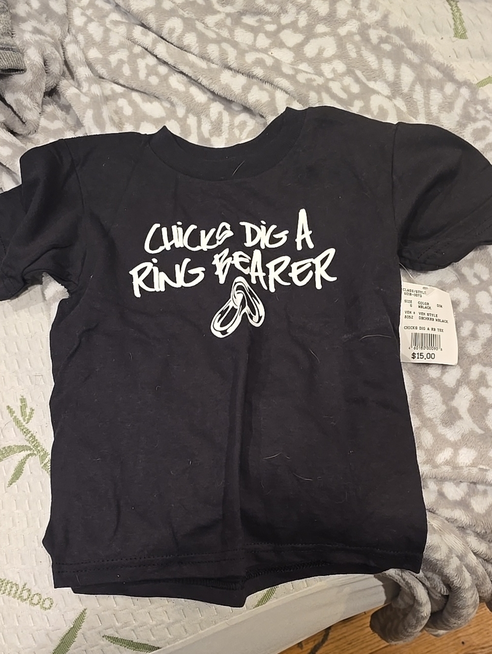 ❤️10/$10 New Davids Bridal Kids Ring Bearer Tshirt